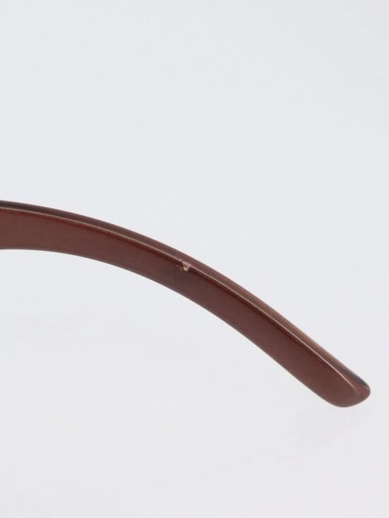 CHANEL Sunglasses plastic Brown CC Auth bs34041 main image 9